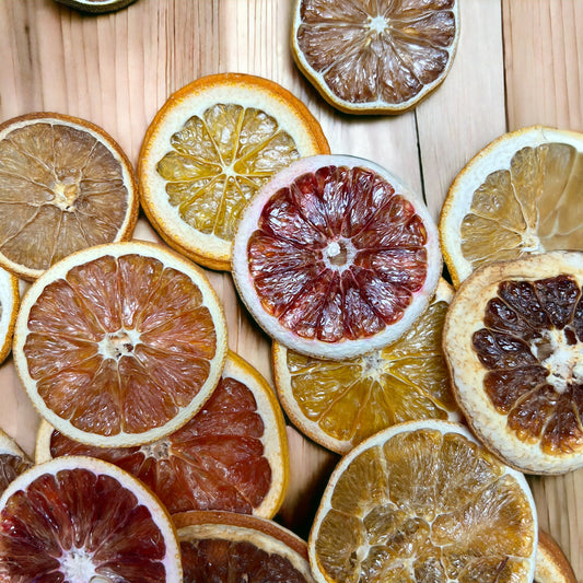 Variety of Dried Citrus Wheels for Drinks, Potpourri, and Tea